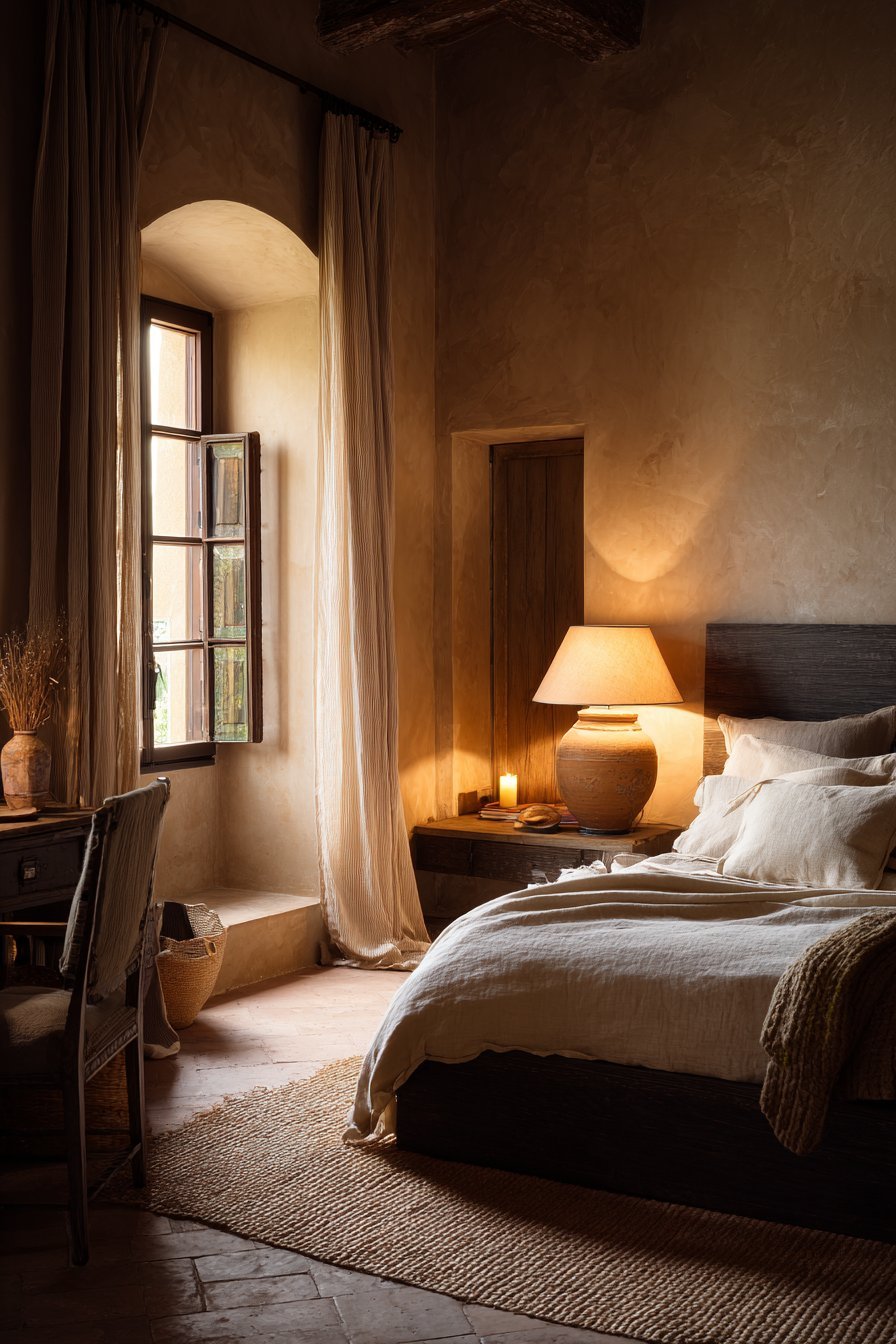 Terracotta in Bedrooms: Warmth for Rest and Restoration