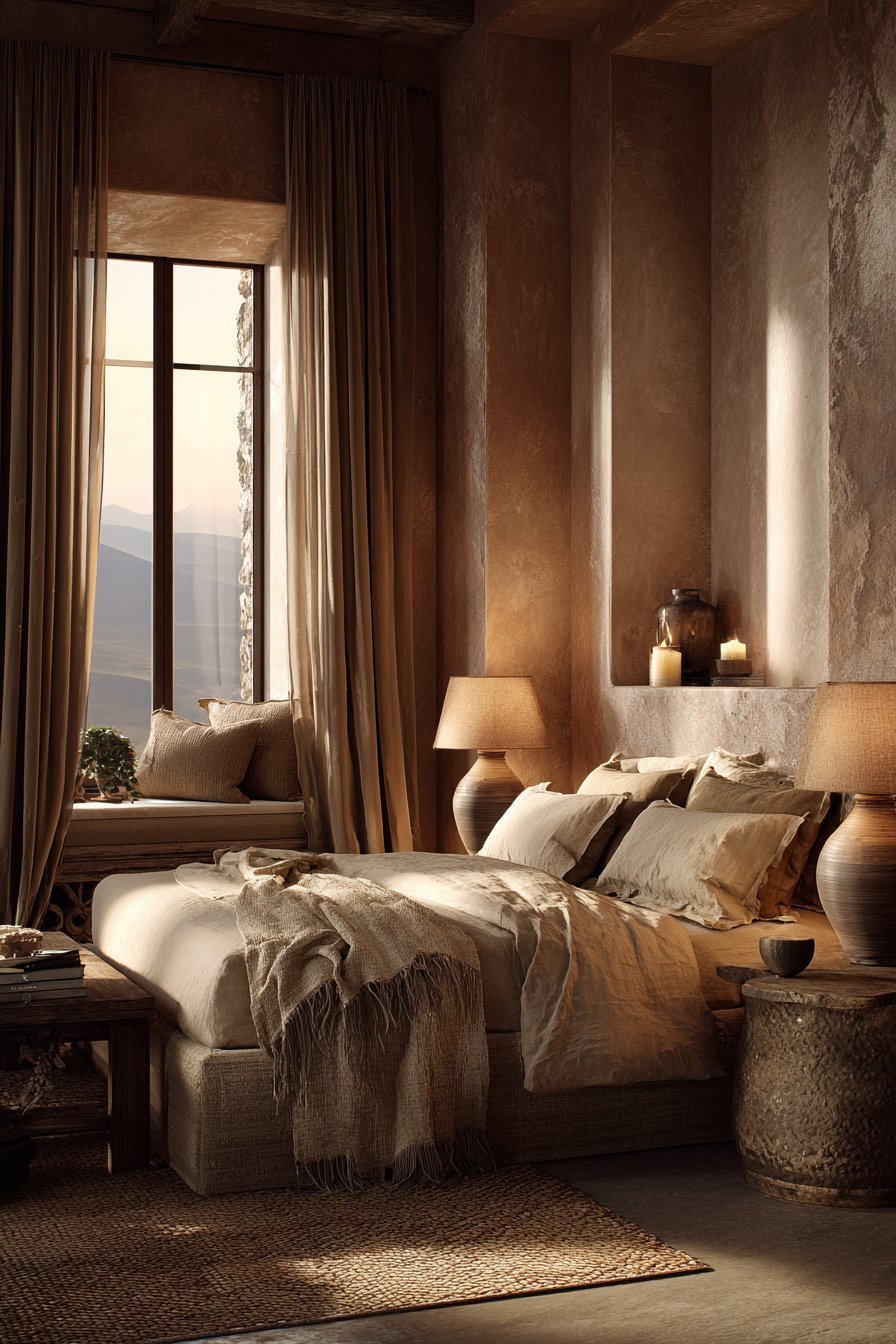 Terracotta in Bedrooms: Warmth for Rest and Restoration