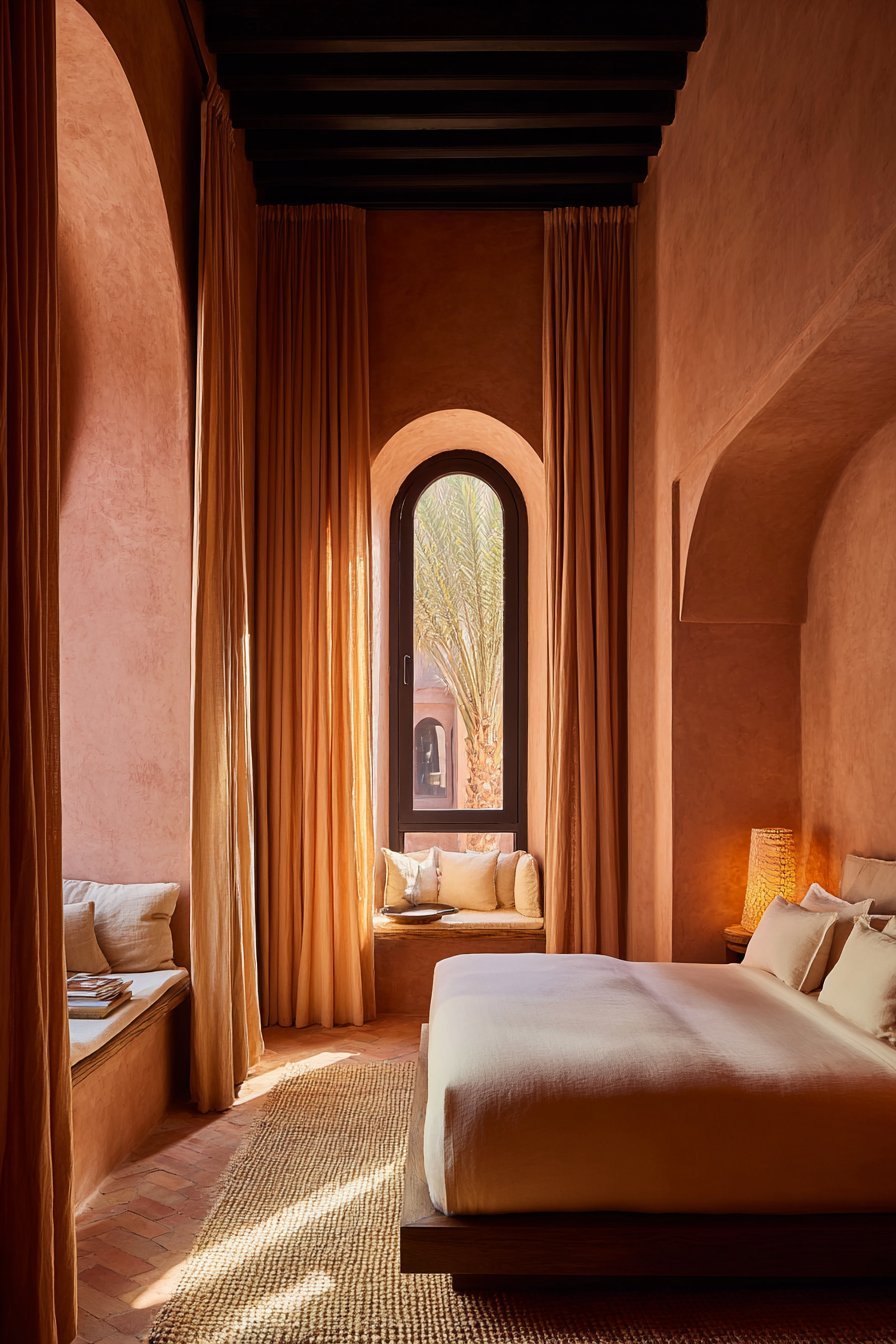 Terracotta in Bedrooms: Warmth for Rest and Restoration