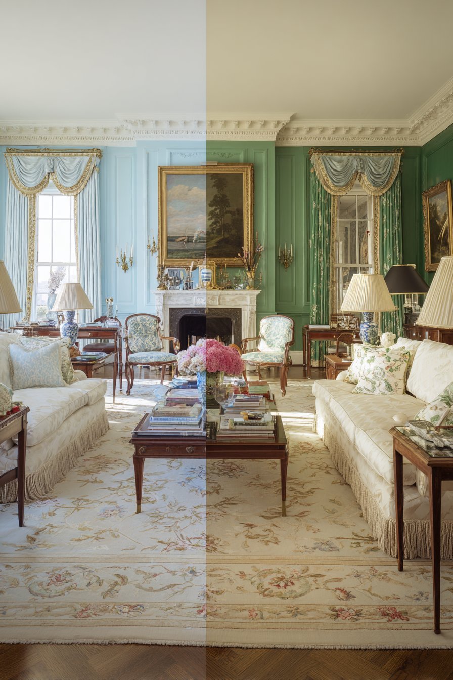 The Spatial Perception Effects of Color Drenching