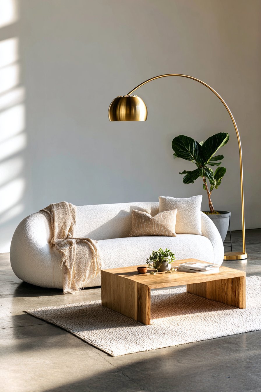 How to Style Curved Furniture Effectively