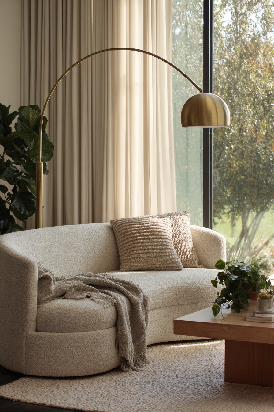 How to Style Curved Furniture Effectively